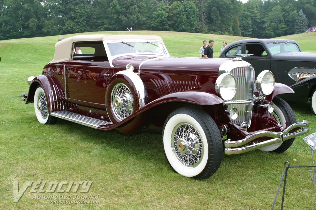 1933 Duesenberg Model J Rollston Convertible Torpedo Victoria
