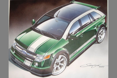 2009 Ford Edge "RallyE" by Santini Paint