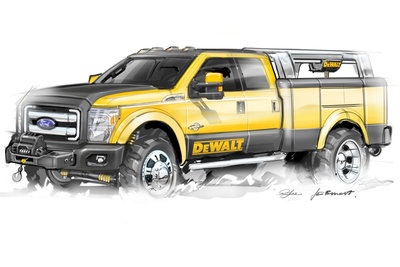 2009 Ford Super Duty DeWALT Contractor "Concept"