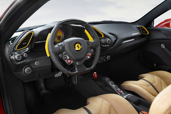 2017 Ferrari 488 GTB Interior 70th Anniversary special edition "The Schumacher"