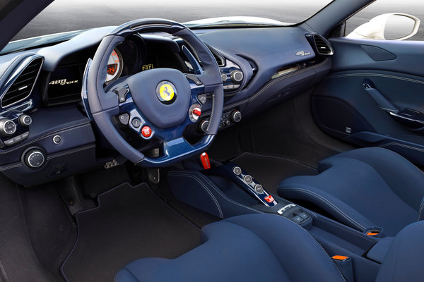 2017 Ferrari 488 Spider Interior 70th Anniversary special edition "The Spider"