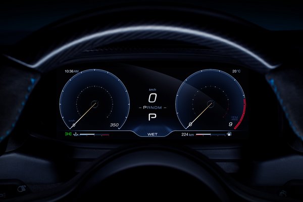 2022 Maserati MC20 Instrumentation
