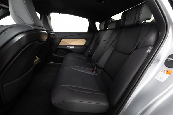 2026 Lexus ES EV rear interior